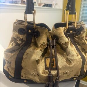 Authentic MCM Suede/Leather Bag